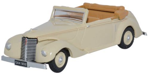 Oxford Diecast 1:76 Scale Armstrong Siddeley Hurricane Cabrio Beige
