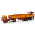 WSi 1:50 Scale FTF F Series (Old Cab) 4x2 Classic Brick Trailer 3 Axle 'GEBR. Greving'