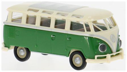 Brekina 1:87th Scale VW T1b Samba hellbeige/grun 1960
