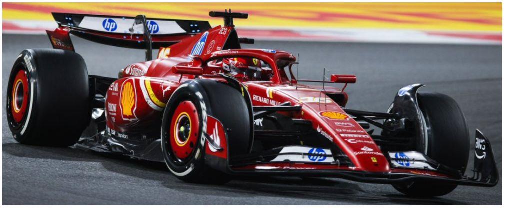 Looksmart  1:43rd Scale Ferrari SF-24 #16 3rd Abu Dhabi GP 2024 Charles Leclerc