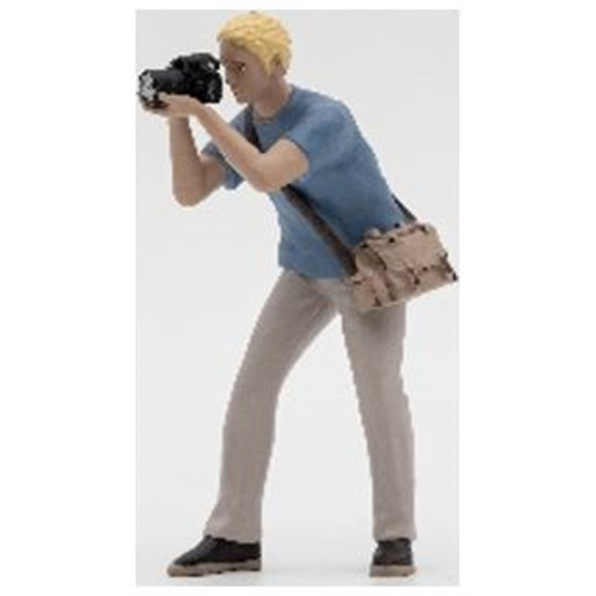 Atlantic Display Cases 1:24 Scale Jimmy Photographer Figurine