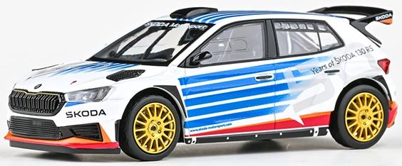 Abrex  1:43rd Scale Skoda Fabia IV RS Rally2 2022 Skoda Motorsport Design 2025 130RS MC