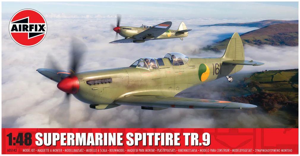 Airfix 1:48 Scale Supermarine Spitfire Tr.9