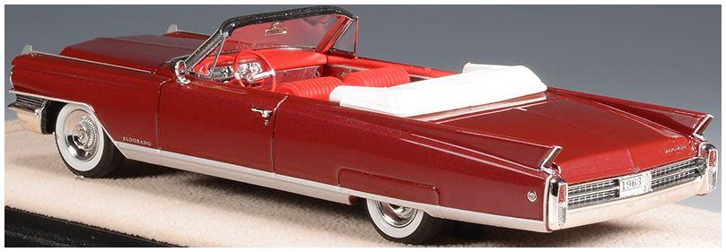GLM  1:43rd Scale Cadillac Eldorado Biarritz Matador Red Metallic Open Roof 1963