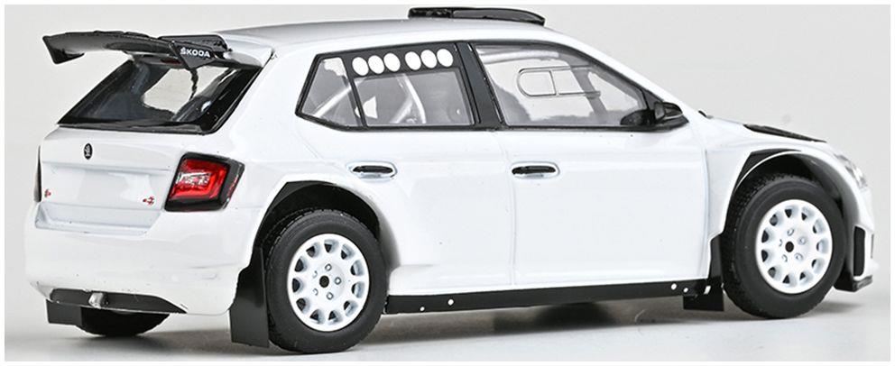 Abrex  1:43rd Scale Skoda Fabia III FL Rally2 Evo 2019 White