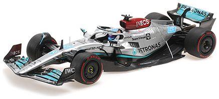 Minichamps 1:18 Scale Mercedes AMG Petronas F1 W13 E Performance G. Russell 1st Win Brasilian GP 2022