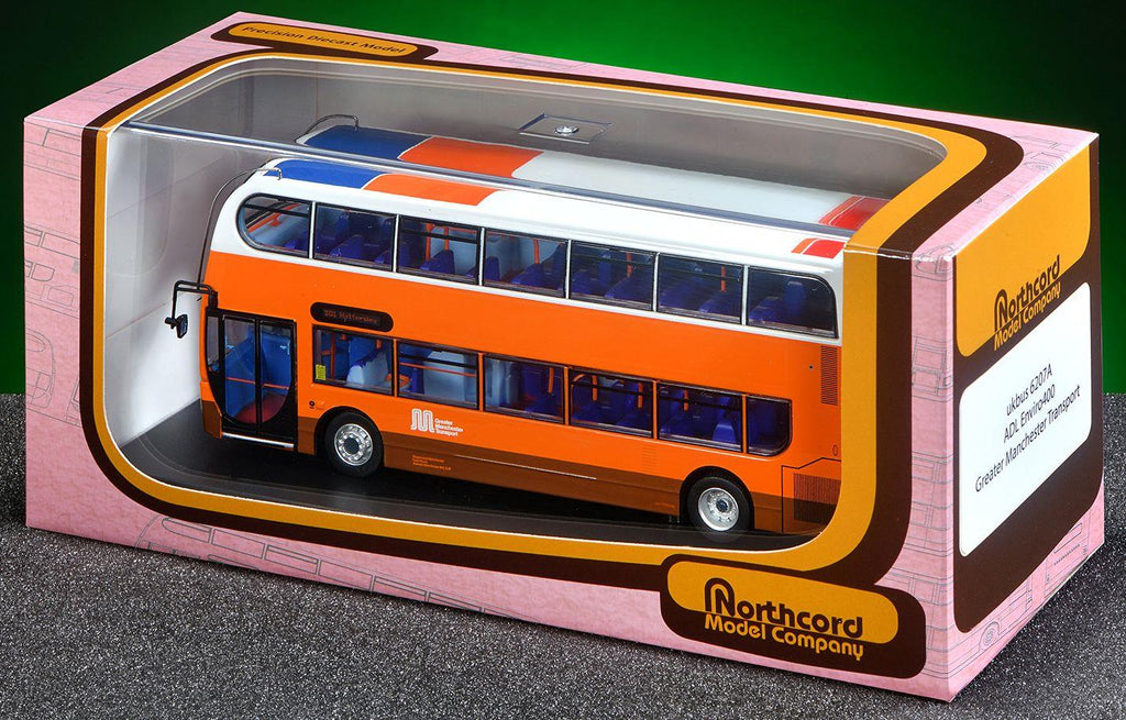 Northcord  1:76th Scale Alexander Dennis Enviro400 - Greater Manchester Transport (19470 - MX58 VBL)