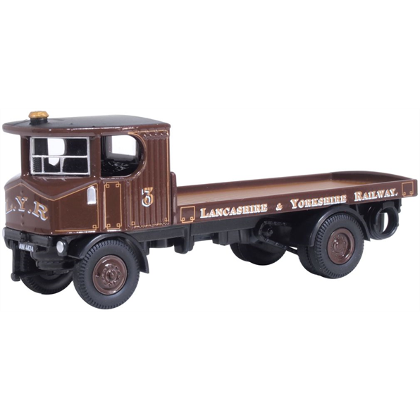 Oxford Diecast 1:76 Scale Lancashire & Yorkshire Railway Sentinel Flatbed