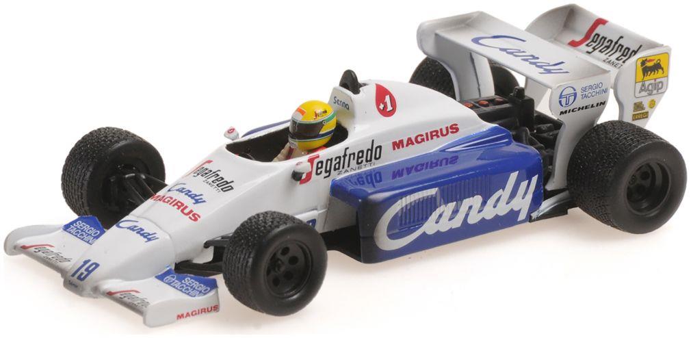 Minichamps 1:43 Scale Toleman Hart TG184 Ayrton Senna 2nd Monaco 1984 Dirty Version