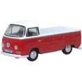Oxford Diecast 1:76 Scale VW Bay Window Pick Up Poppy Red/White