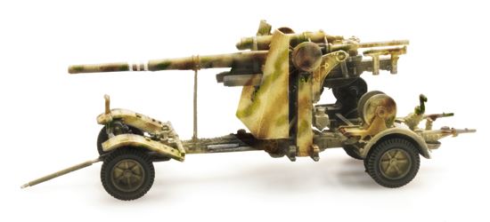 Artitec H0 Scale WM 88MM Flak 18  Camouflage 1:87 Ready-Made, Painted