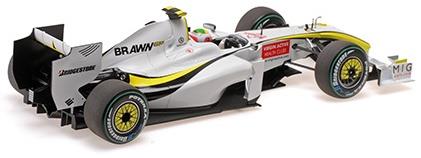 Minichamps 1:18 Scale Brawn Gp Bgp001 Rubens Barrichello - Winner Gp Europe 2009