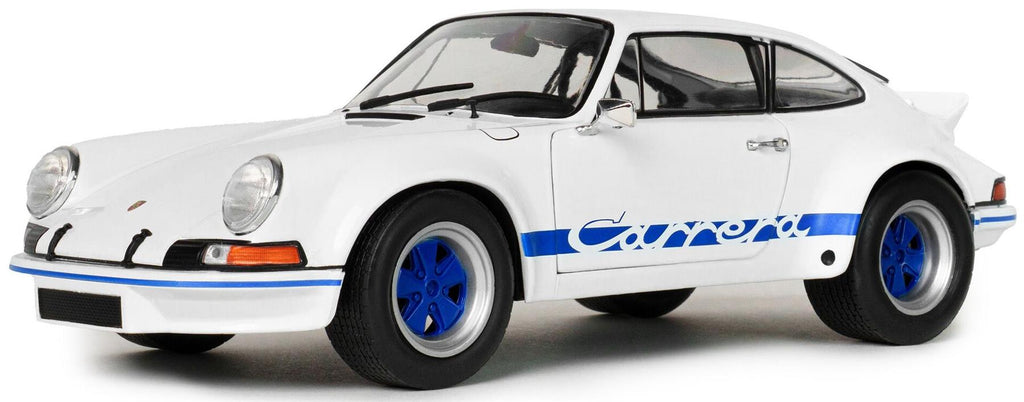 Solido  1:18th Scale Porsche 911 RSR White/Blue Carrera Stripes 1973