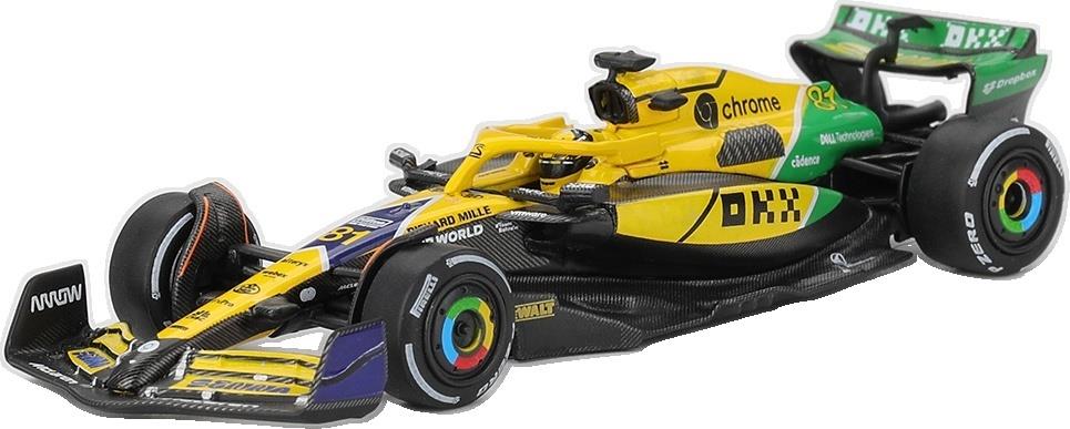 MiniGT  1:64th Scale McLaren MCL38 #81 Oscar Piastri 2024 F1 2024 Monaco GP 2nd