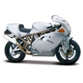 Burago 1:18 Scale Ducati Supersport 900FE - Silver