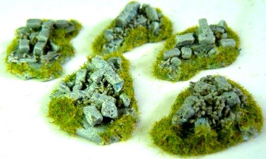 Javis Manufacturing OO Scale Walling Rubble 2 Pack (x12) 'OO'