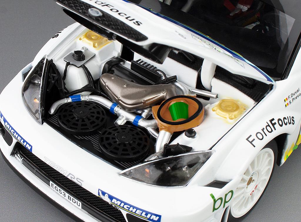 Sunstar 1:18 Scale Ford Focus RS WRC '04-#8 F.Duval/S.Prevot 2nd Rally Deutschland 2004 (999pcs)