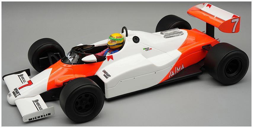 Tecnomodels 1:18 Scale McLaren MP4/1C 1983 Silverstone Test #7 Ayrton Senna w/Driver