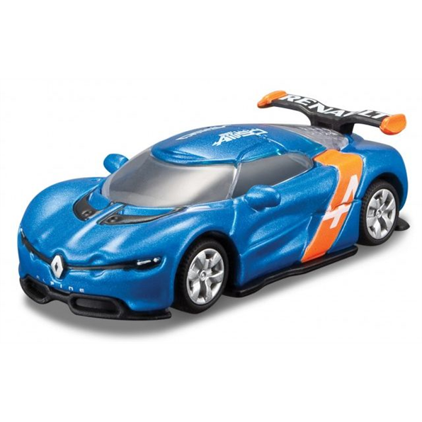 Burago 1:43 Scale Renault Alpine A110-50 2012 - Blue/Orange