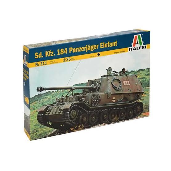 ITALERI IT211 1/35 Scale  SD KFZ 184 PANZERJAGER TIGER P ELEFANT