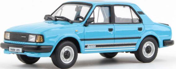 Abrex 1:43 Scale Skoda 120L 1984 Sky Blue