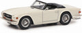 Schuco 1:43 Scale Triumph TR6 White PRO.R43