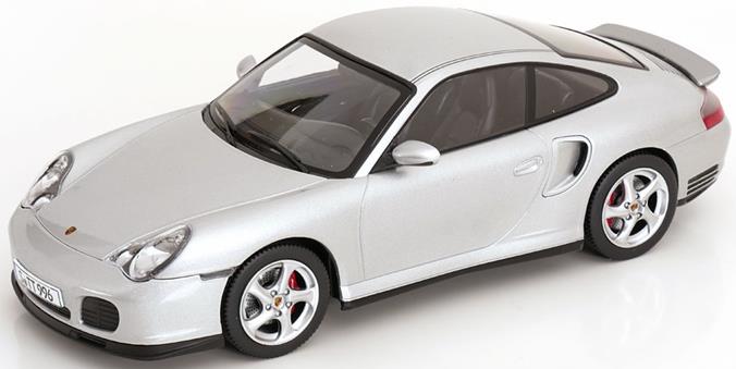 KK Scale 1:18th Scale Porsche 911 (996) Turbo 2000 Silver