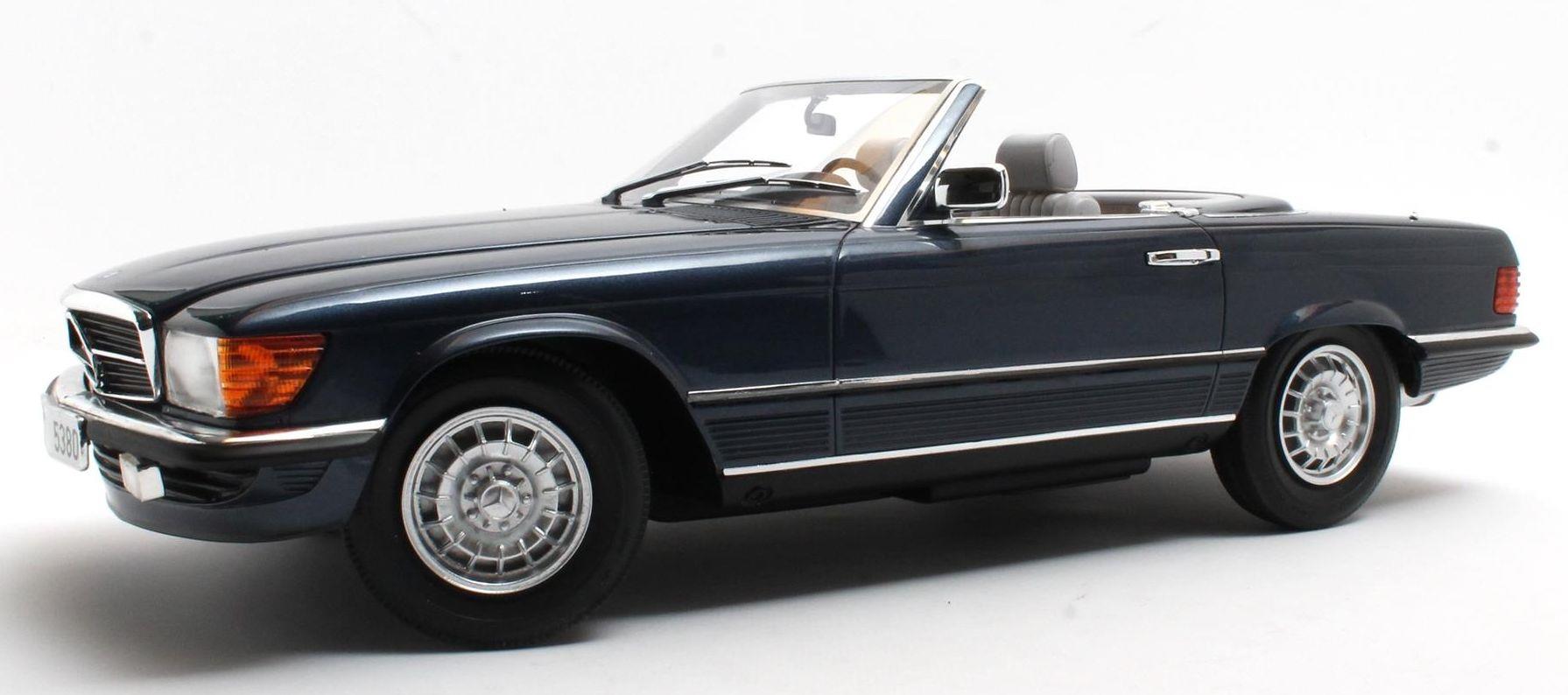 12 Art 1:12 Scale Mercedes Benz 350SL R107 Blue Metallic 1979