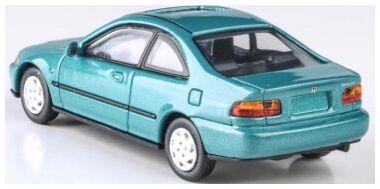 Paragon  1:64th Scale Honda Civic Coupe EJ1 Aztec Green 1995 (RHD)