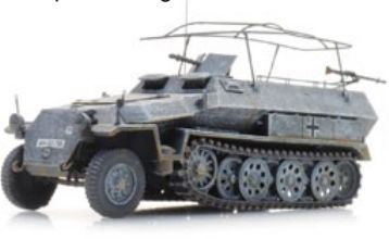 Artitec 1:87 Scale Sd.Kfz. 251/3 Ausf.C Funkpanzerwagen Winter WM ready 1:87