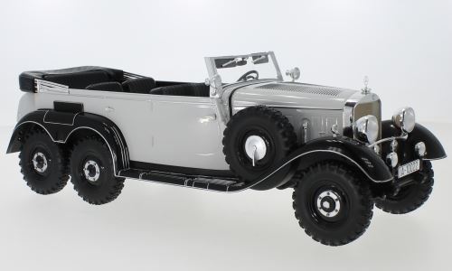 Model Car Group MCG 1:18 Scale Mercedes G4 (W31) Light Grey/Black 1938