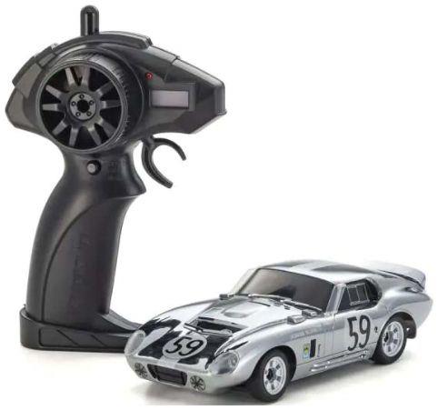 Kyosho  1:28th Scale Shelby Cobra Daytona Chrome Kyosho First Mini-Z