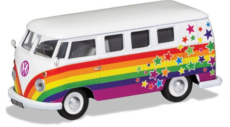 Corgi 1:43 Scale Volkswagen Campervan 'Peace Love and Wishes'