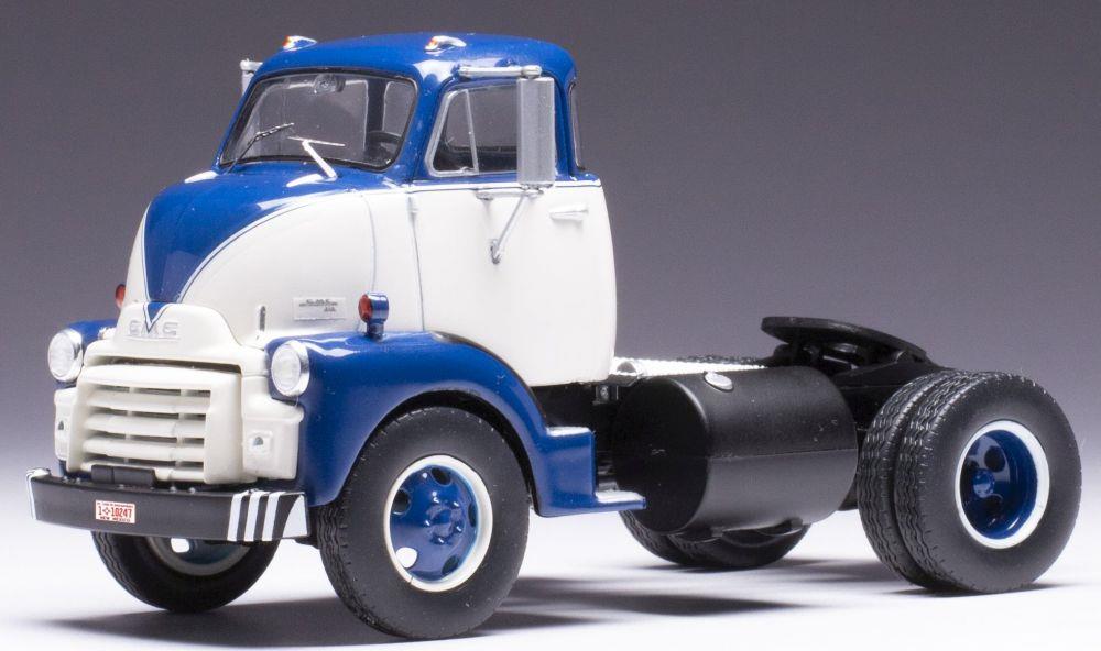 IXO 1:43 Scale GMC 950 COE White/Blue 1954