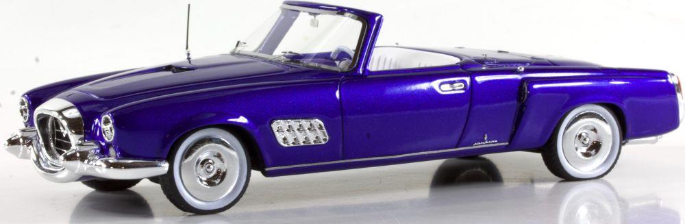 Brausi 1:43 Scale Cadillac Series 62 Pininfarina 1954 - Blue