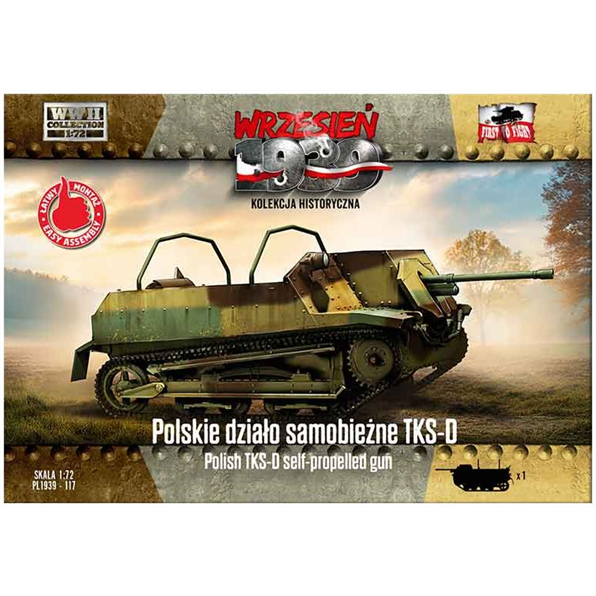 First to fight kits 1:72 Scale Polish TKS-D Self Propelled Gun