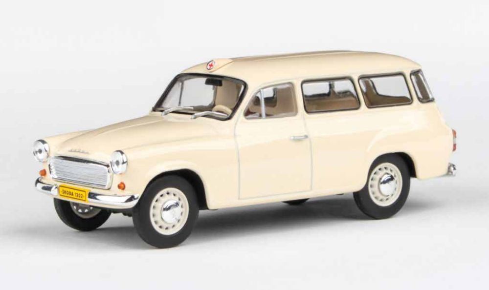 Abrex 1:43 Scale Skoda 1202 1964 Ambulance