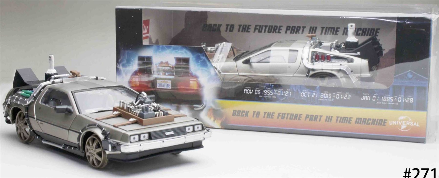 Sunstar 1:18 Scale DeLorean LK Rail Version 'Back Future 3'