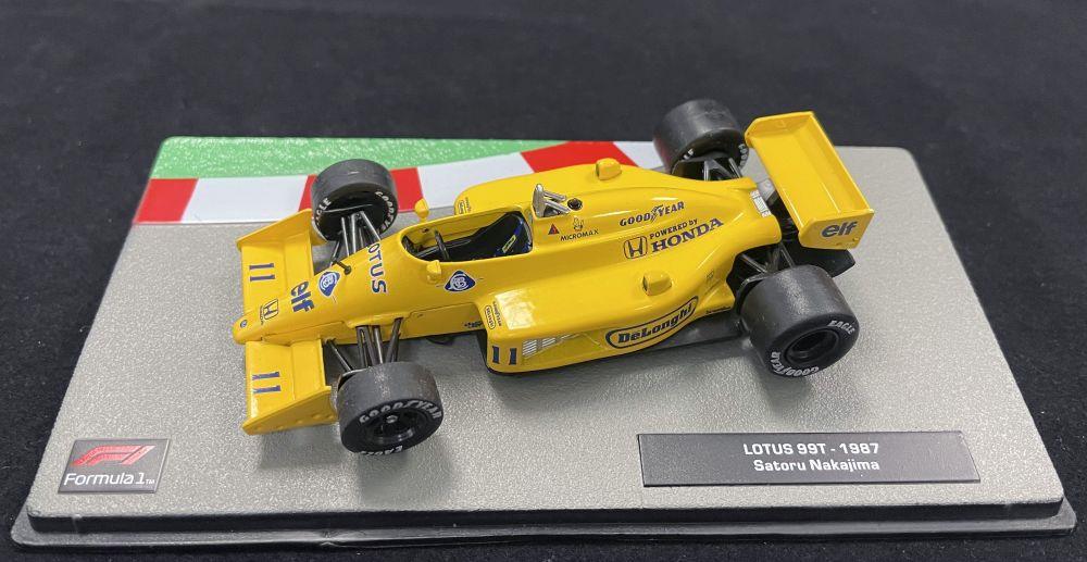 Atlas Editions 1:43 Scale Lotus 99T #11 Satoru Nakajima 1987 F1 Collection (Cased)