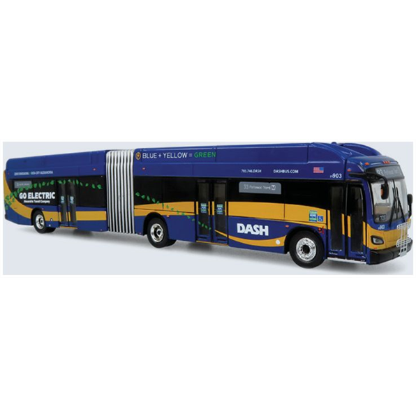 Iconic Replicas 1:87 Scale NFI Xcelsior XN60 Articulated Transit Bus: Dash
