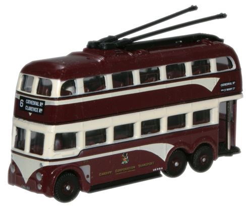 Oxford Diecast 1:148 Scale But Q1 Trolleybus - Cardiff (Stream