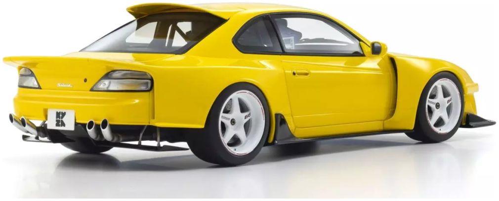 Kyosho  1:18th Scale Samurai Collection Nissan Silvia S15 Khyzyl Saleem Yellow