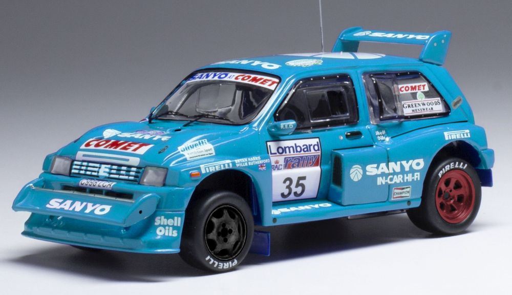 IXO 1:43 Scale MG Metro 6R4 #35 RAC Rally 1986 W.Rutherford/B.Harris
