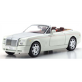 Kyosho 1:18 Scale Rolls-Royce Phantom Drophead Coupe 2007 English White Silver Bonnet Red pinstripe
