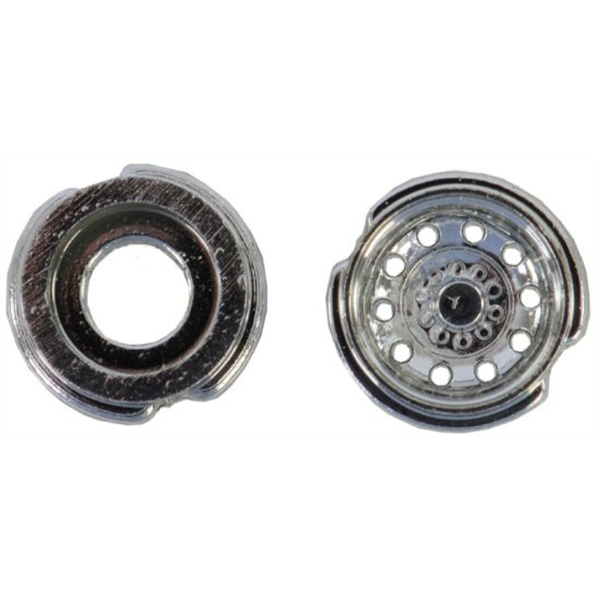 WSi 1:50 Scale Euro Lowloader Rim Chrome (x10)