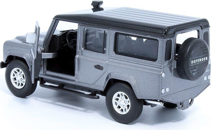 Tayumo 1:36 Scale Land Rover Defender 110 - Stornoway Grey Pull Back