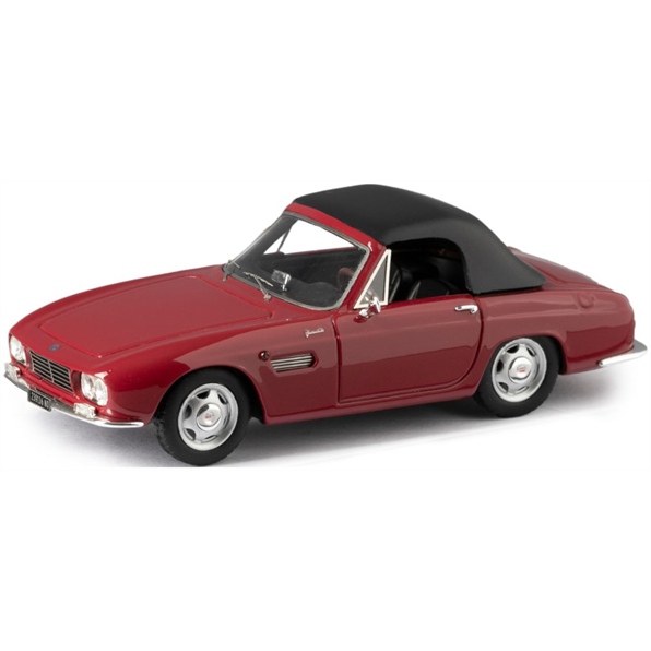 Esval 1:43 Scale OSCA 1600 GT Convertible by Fissore Maroon Top Up 1963