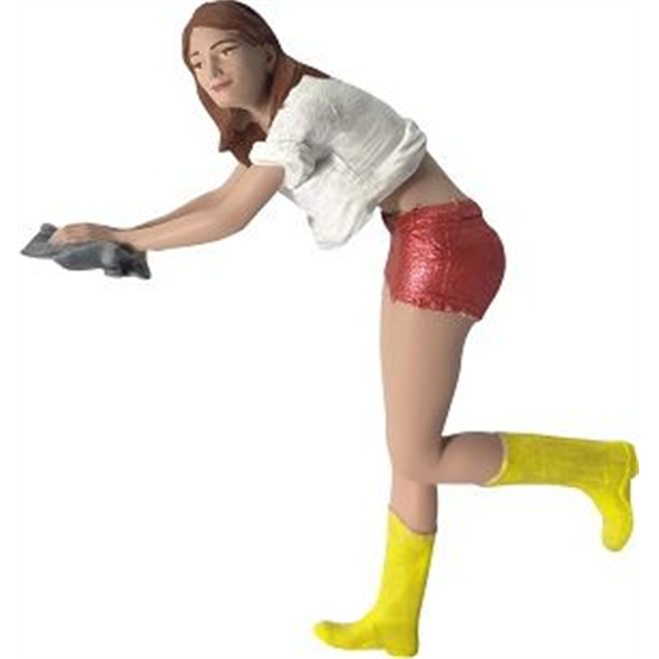 Atlantic 1:18 Scale Rebecca Car Washer Figurine 1:18