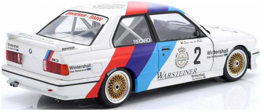 IXO 1:18 Scale BMW M3 (E30) #2 DTM Champion 1987 Eric Van de Poele w/Collectors Box
