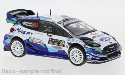 IXO 1:43 Scale Ford Fiesta WRC #44 Rally Monte Carlo 2021 G.Greensmith/E.Edmondson